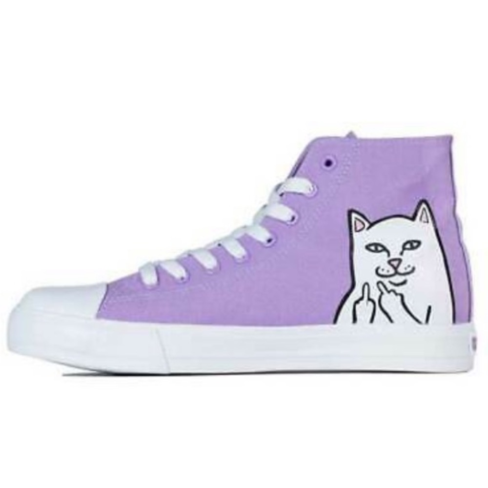 RIPNDIP NERM HIGH TOPS- lavender - size 7 Womens